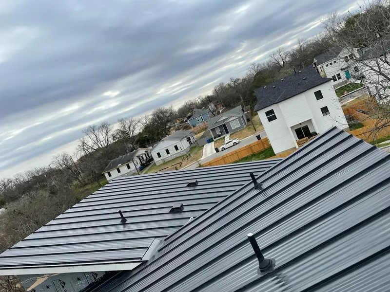 Standing seam metal roof panels with vents for Skylight Repair in Bremen